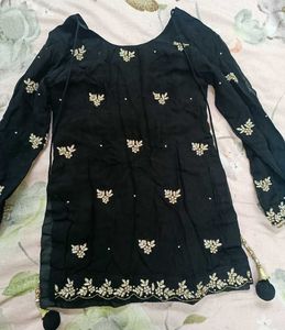Kids Premium Stonework Sharara Set