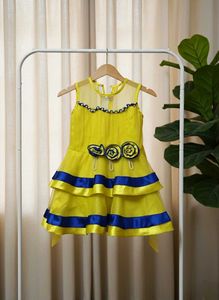 Party Wear Frock (2-3 Yrs) - Full Flared