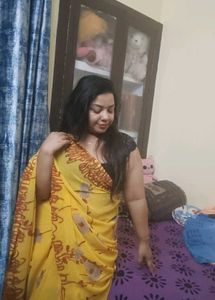 Yellow Beautiful Saree