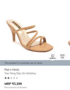 Toe Ring Slip On Stilettos