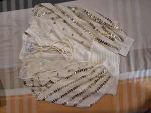 Perfect Party Wear Top With Heart Sequins