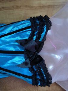 Blue Corset Top