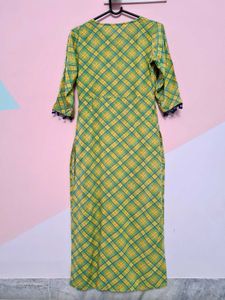 Gerua Long Straight Kurta For Women