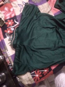 Green Satin Pajama Set