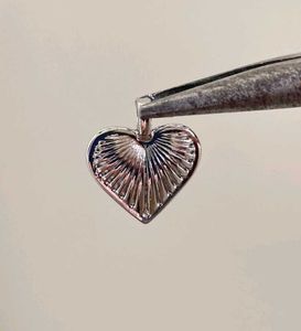 Steel Silver Heart Pendant