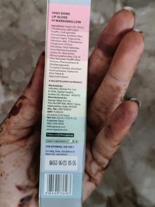 Sugar POP Lip Gloss - Marshmallow transparent
