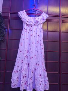 Floral Off-Shoulder Maxi Dress
