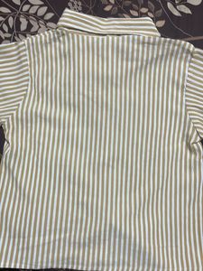 Striped Button-Down Shirt