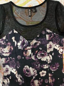 Floral Mesh Dress
