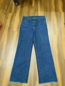 Wide Leg Denim Jeans