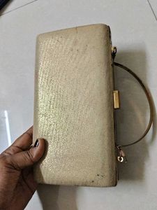 Gold Embellished Clutch