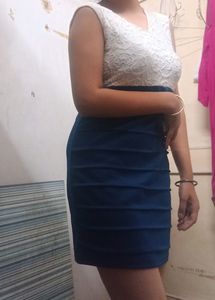 Bodycon Dress 🤍💙