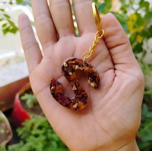 Resin Letter Keychain