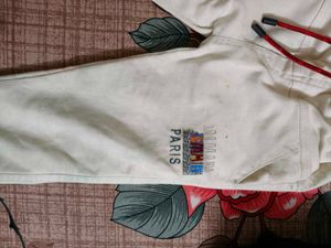 Kids Cream &#39;Paris&#39; Pants