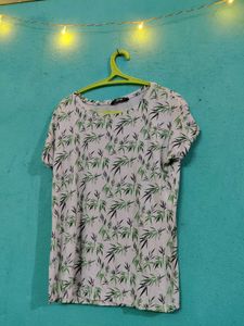 Leaf Print T-Shirt