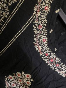 black ethnic gown