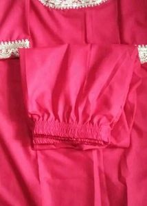 Festive And Wedding Special Red Kurta Pant Set