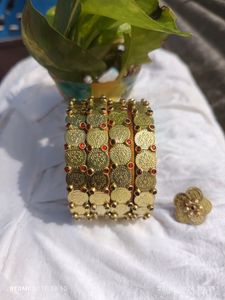 Navaratri Special Lakshmi Coin Bangles