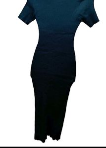 Elegant Black Midi Dress