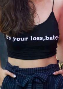 Sexy Black 🖤 Crop Top From Shein