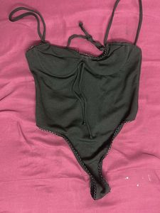 Backless. Bodysuit