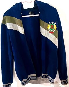 Navy Blue Hoodie Jacket For Women