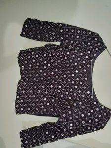 Purple Double Shaded Lehnge