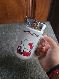 Hello Kitty Mug with Lid