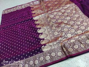 Banarsi Silk Saree Small Buti Allover