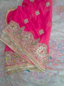 Elegant Pink Saree