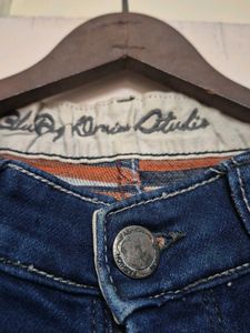 Acid Wash Blue Ray Denim Jeans