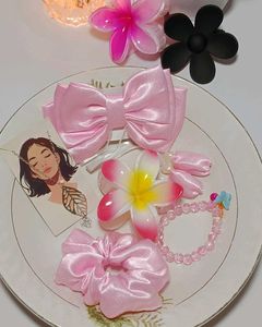 Pink Hair Accessory Set