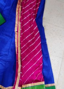 Blue green and ranipink chaniya choli navratri