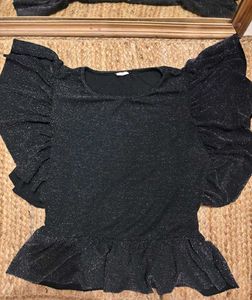 Sparkly Ruffle Top
