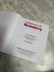 Essentials of Biochemistry Textbook