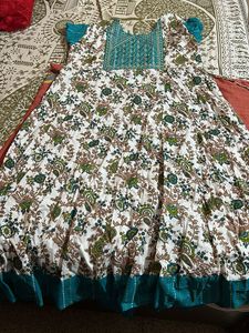 Floral Print Kurta Set