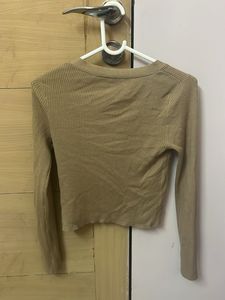 Tan Cardigan - H&amp;M stretchable