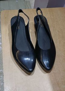 Black Slingback Heels