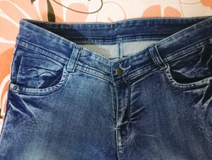 Dark Blue Branded Jeans