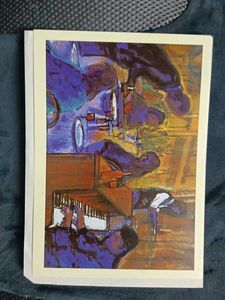 Vintage Piano Art Postcard