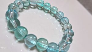 Blue Beaded Bracelet