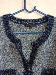 Partywear Sequin Cardigan Winter Sweater