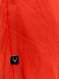 Cute Red Dress With Flowers Attached