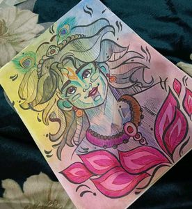 Krishna Art Print
