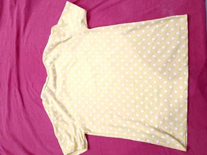 Yellow Polka Dot Tee