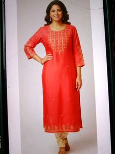 Elegant Embroidered Kurta