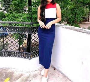 Color Block Bodycon Dress