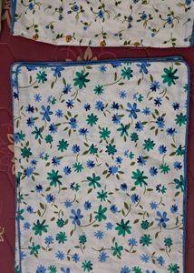 Pure cotton floral pillow covers new 4 pcs