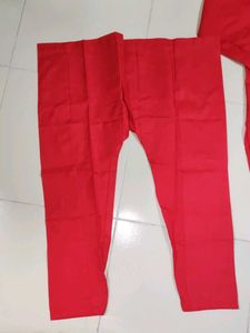 Red Kurta Set