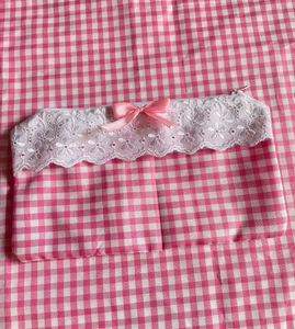 Restock💖Pink Gingham Pouch💖